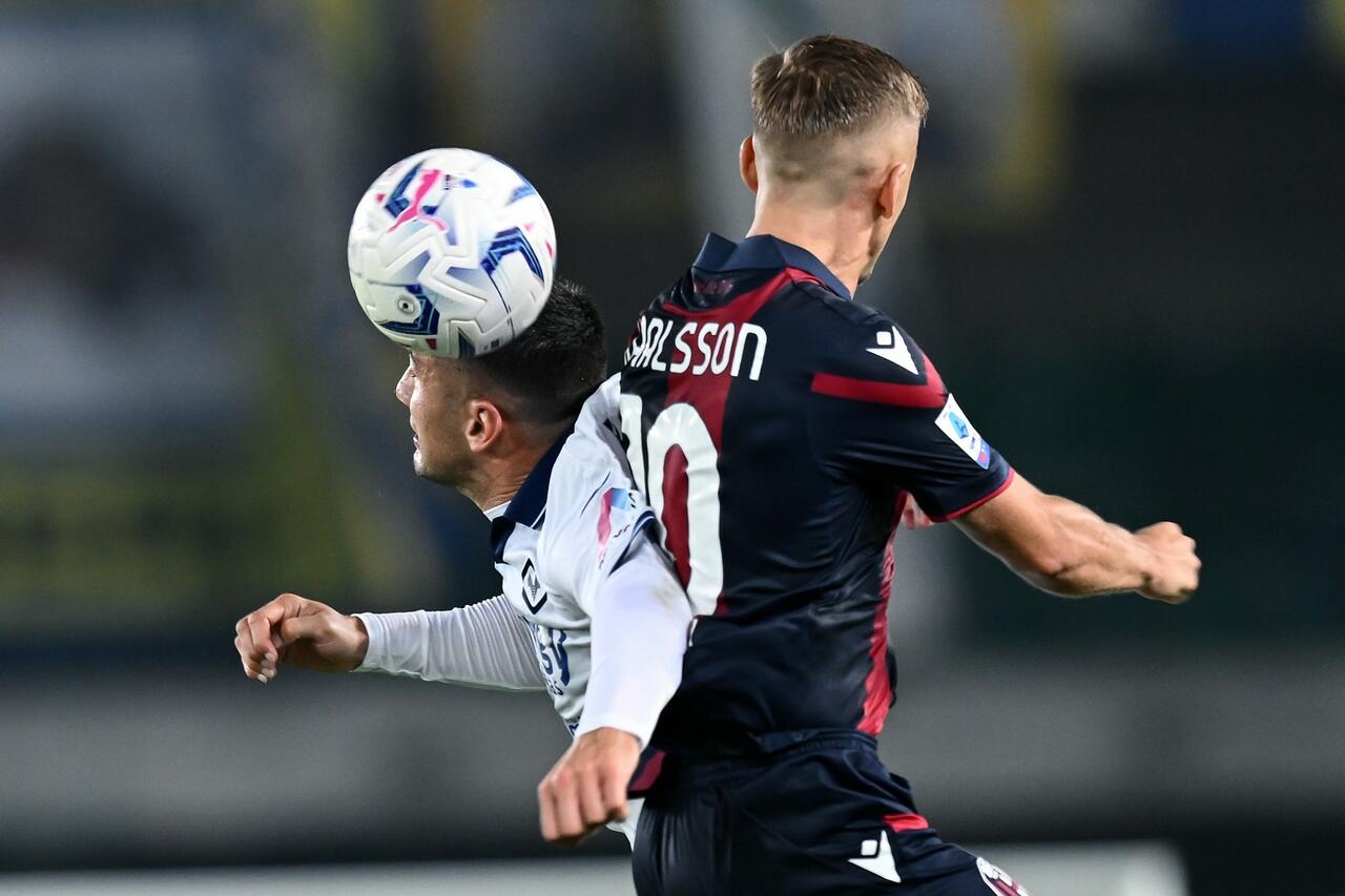 Jesper Karlsson e Federico Bonazzoli (ph. Image Sport)