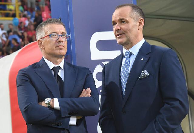 Claudio Fenucci e Joey Saputo (ph.bolognafc.it)